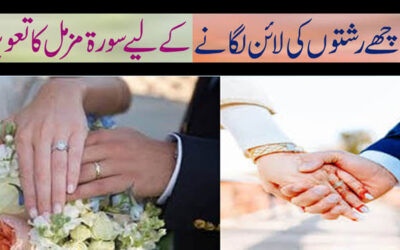 Achy Rishty K Liye Surah Muzammil Ka Taweez