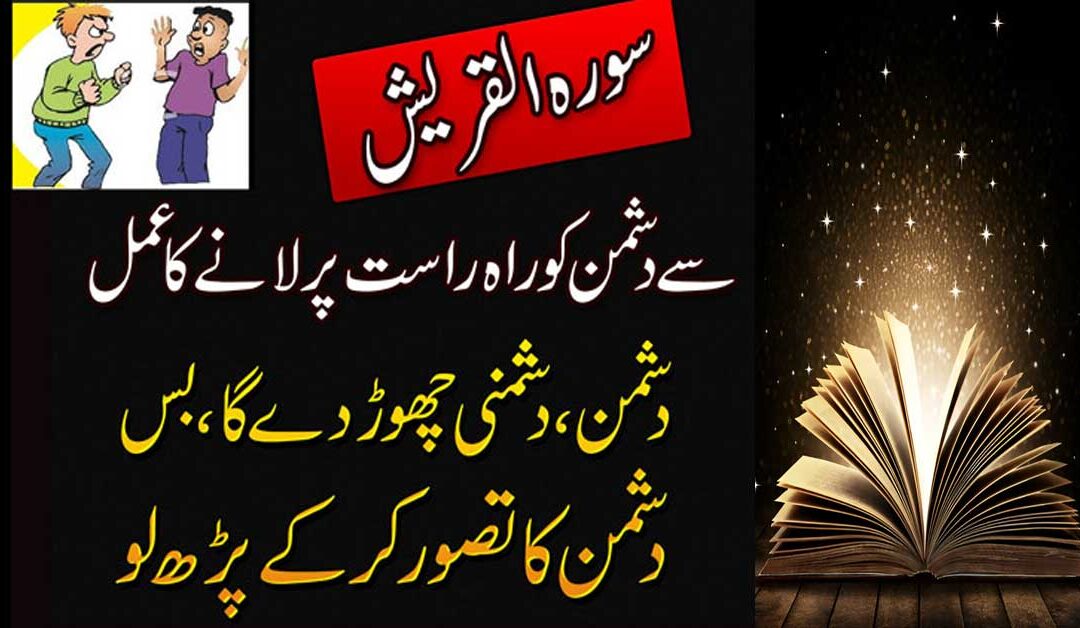 Dushman Ko Rahe Rast Par Lane Ka Azmoda Amal