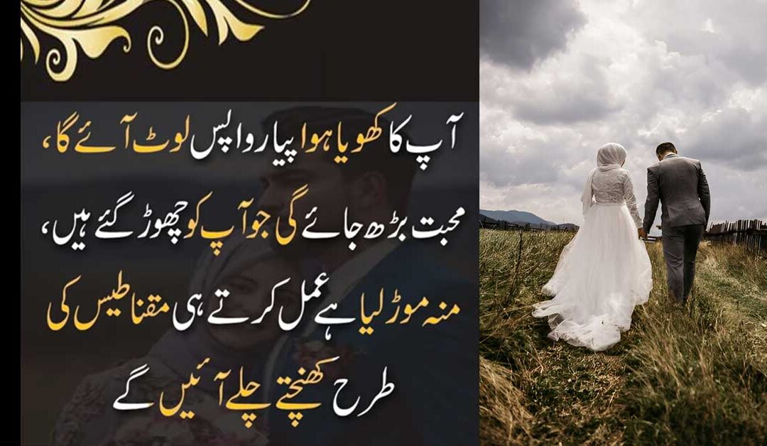 Khoya Hua Pyar Wapas Laye